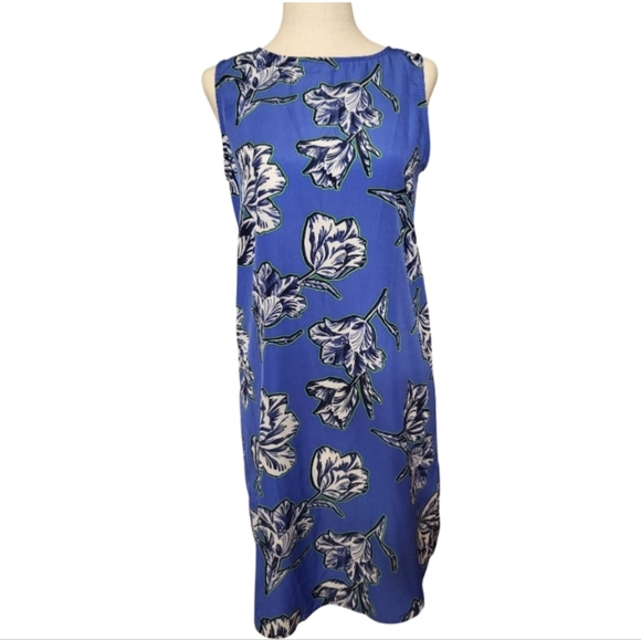 Halogen Tropical Print Shift Dress - Picture 1 of 6
